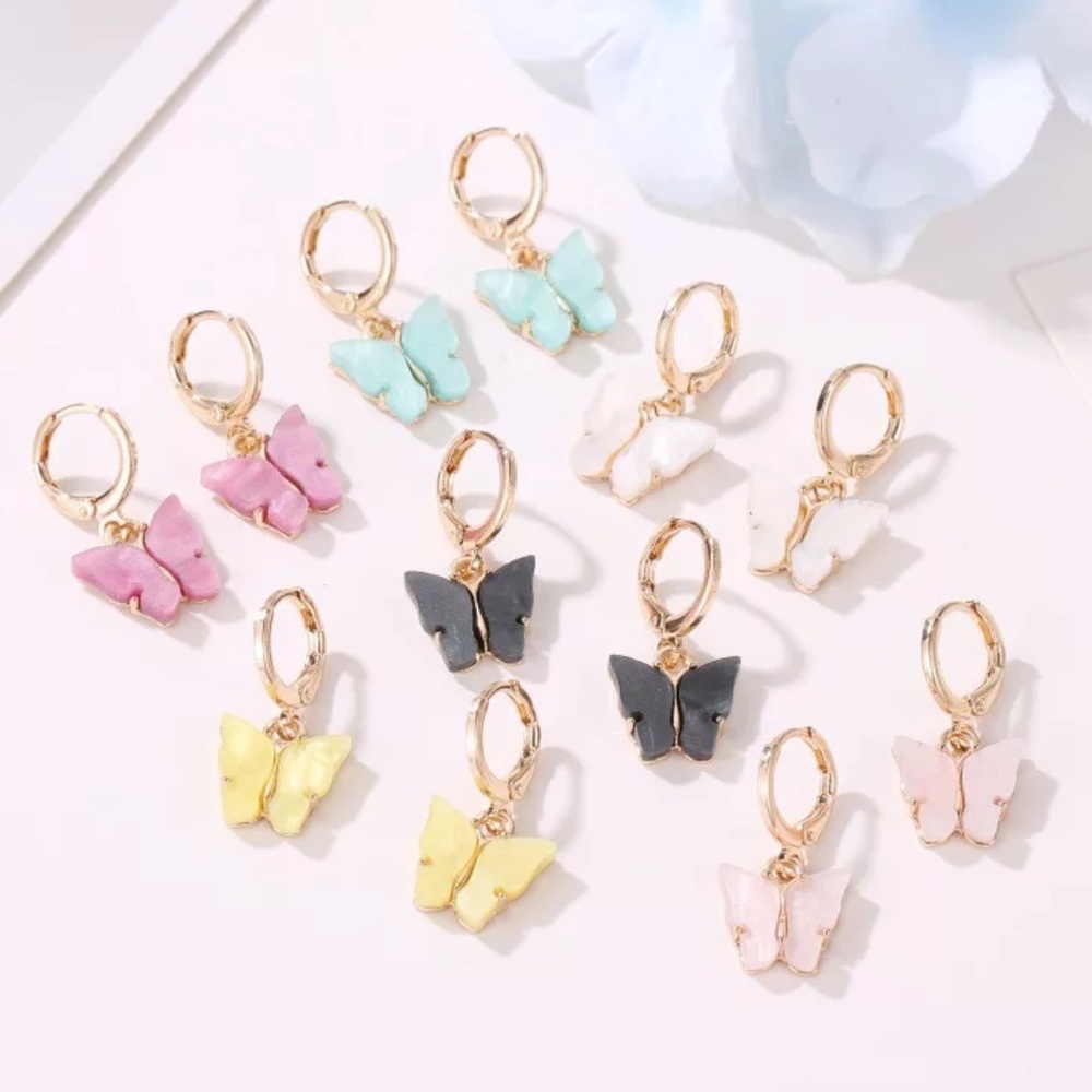 3/$30 RESTOCKED! Butterfly Drop Dangle Earrings Boho